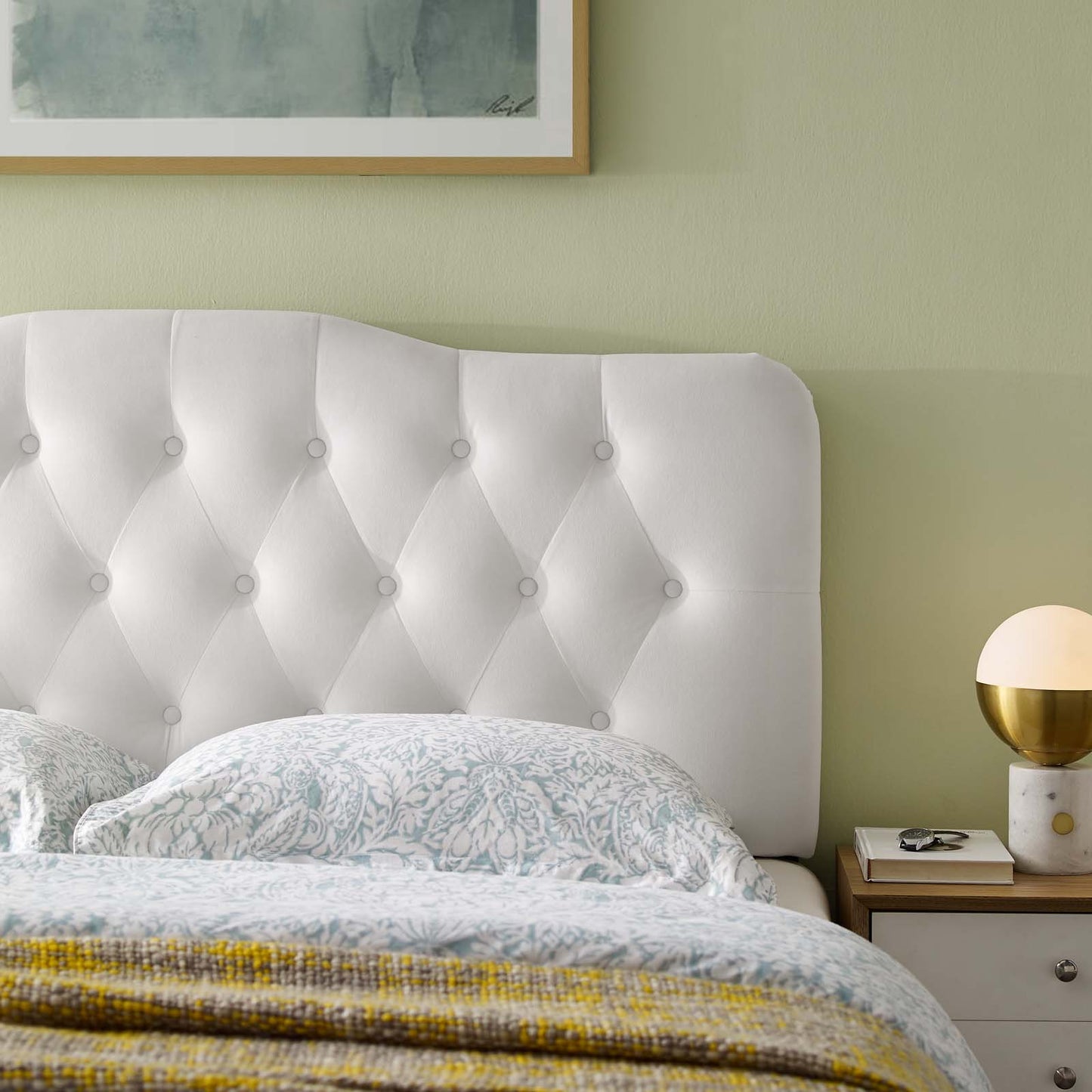 Modway Annabel Queen Diamond Tufted Performance Velvet Headboard - MOD-6129 | Headboards | Modishstore - 26