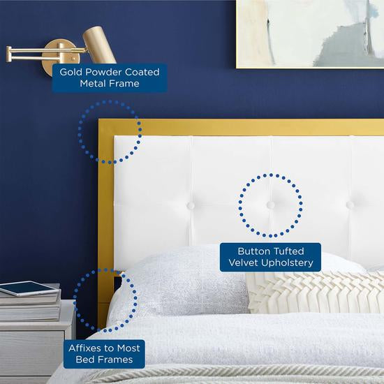Modway Teagan Tufted Twin Performance Velvet Headboard - MOD-6173 | Headboards | Modishstore - 18