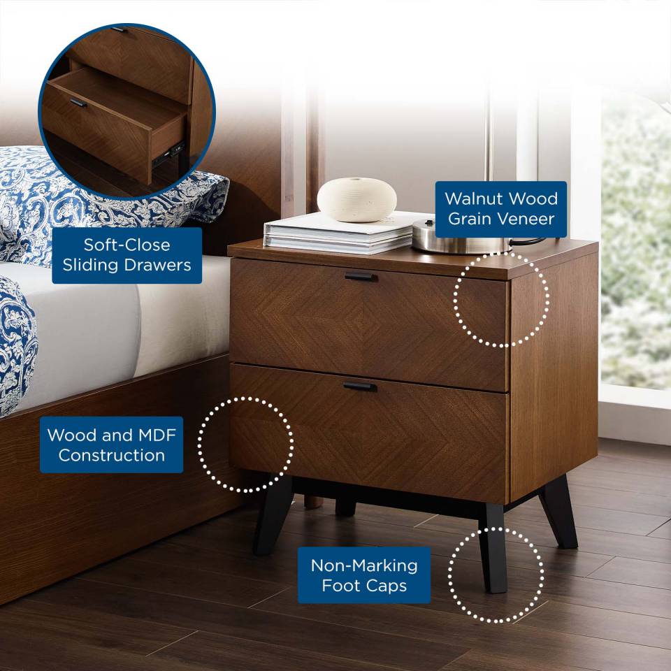 Modway Kali Wood Nightstand - MOD-6193 | Nightstands | Modishstore - 8