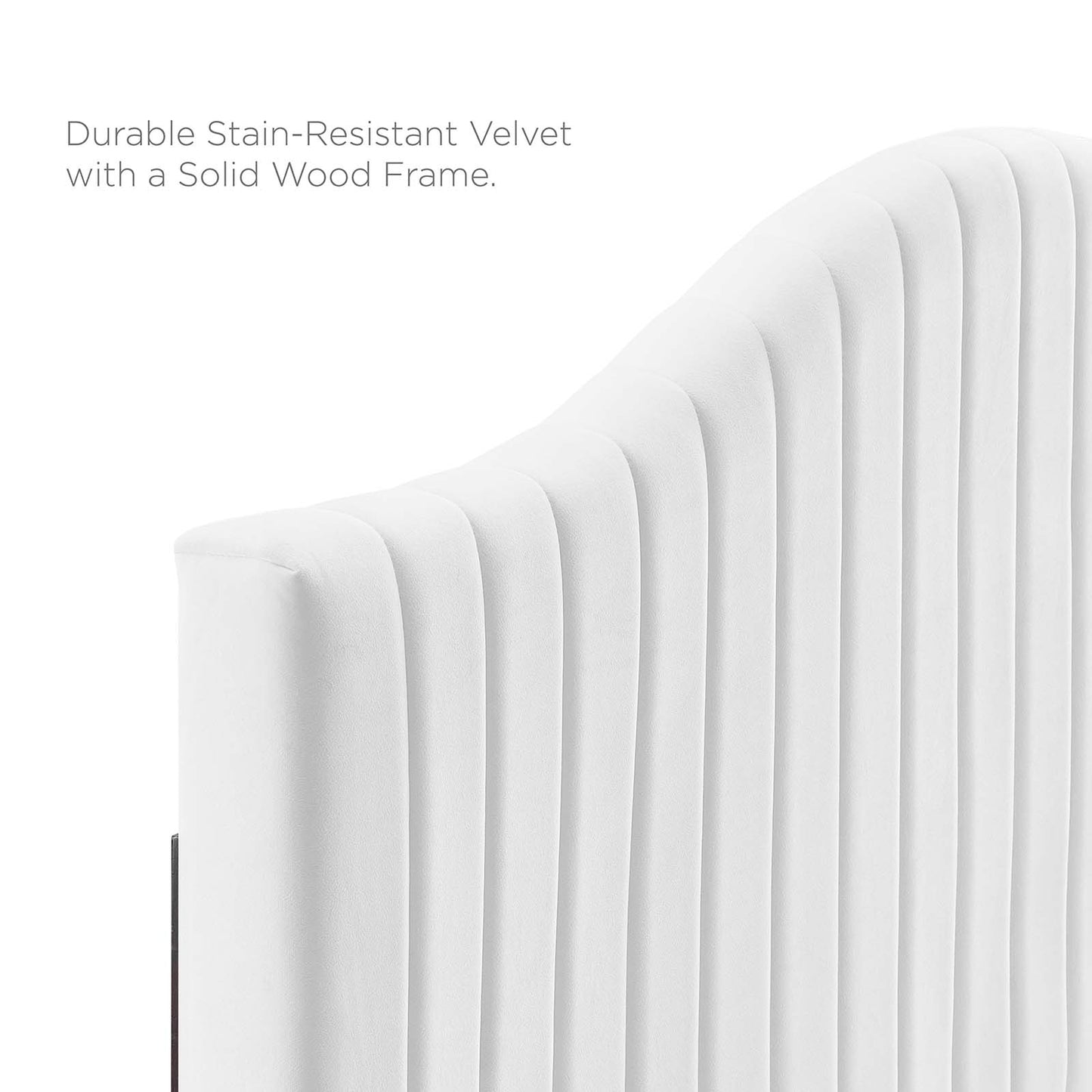 Brielle Channel Tufted Performance Velvet Twin Headboard By Modway - MOD-6558 | Headboards | Modishstore - 26