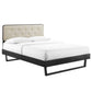 Modway Bridgette Full Wood Platform Bed With Angular Frame | Beds | Modishstore-2