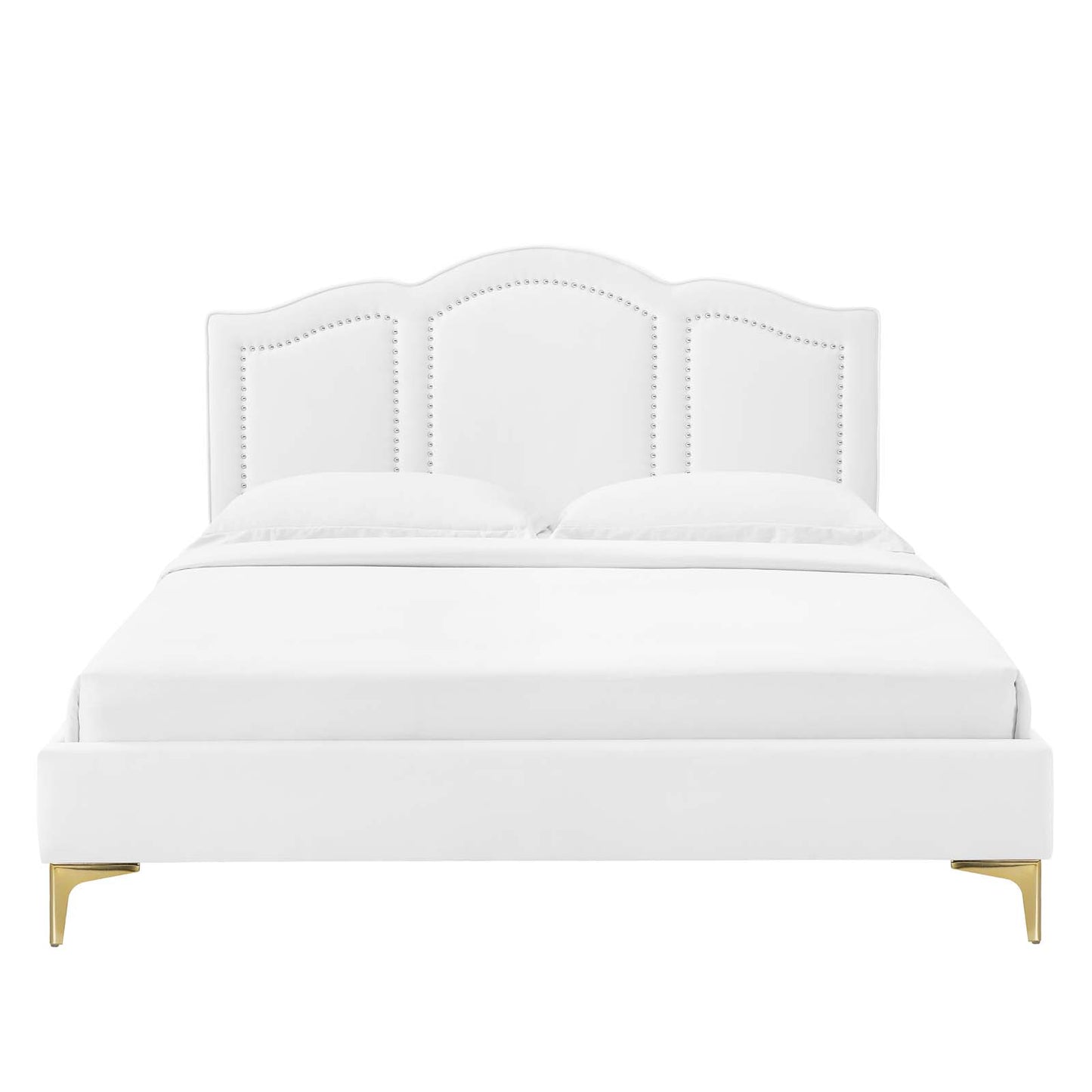 Emerson Performance Velvet King Platform Bed By Modway - MOD-6859 | Beds | Modishstore - 98