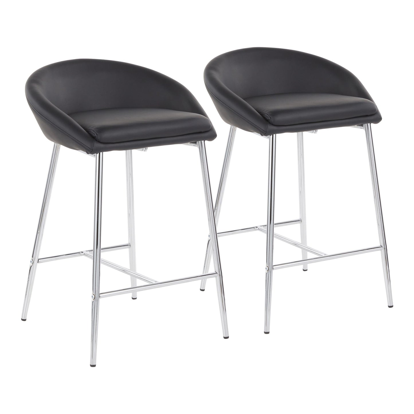 LumiSource Matisse Counter Stool - Set of 2-8