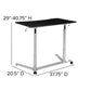 Sit-Down, Stand-Up Computer Ergonomic Desk by Flash Furniture | Desks | Modishstore-3