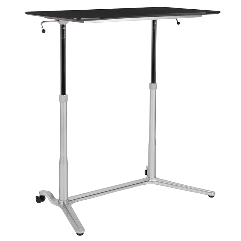 Sit-Down, Stand-Up Computer Ergonomic Desk by Flash Furniture | Desks | Modishstore-4