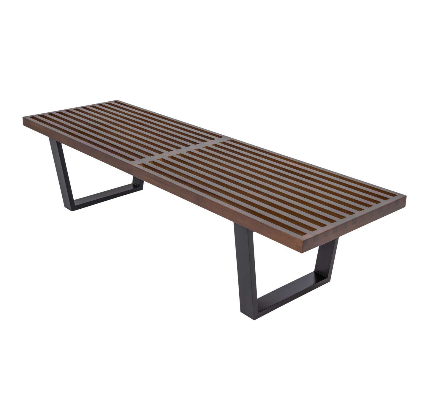LeisureMod Mid-Century Inwood Platform Bench - 5 Feet | Benches | Modishstore - 2
