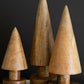 Set Of Three Turned Wooden Christmas Trees By Kalalou | Christmas Trees | Modishstore - 2