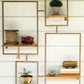 Iron & wood wall unit with 4 shelves By Kalalou-3