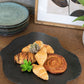 Black lime with rustic edge lazy susan By Kalalou-3