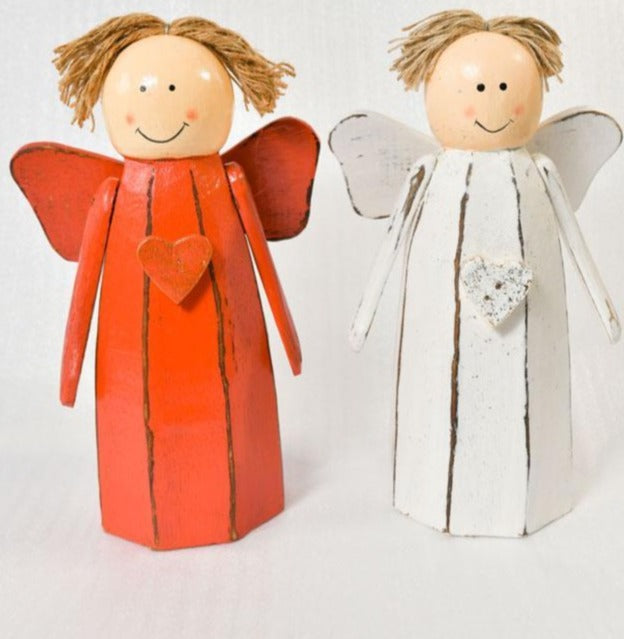 Celeste Christmas Angels -Red & White-by Artisan Living ALX107-5