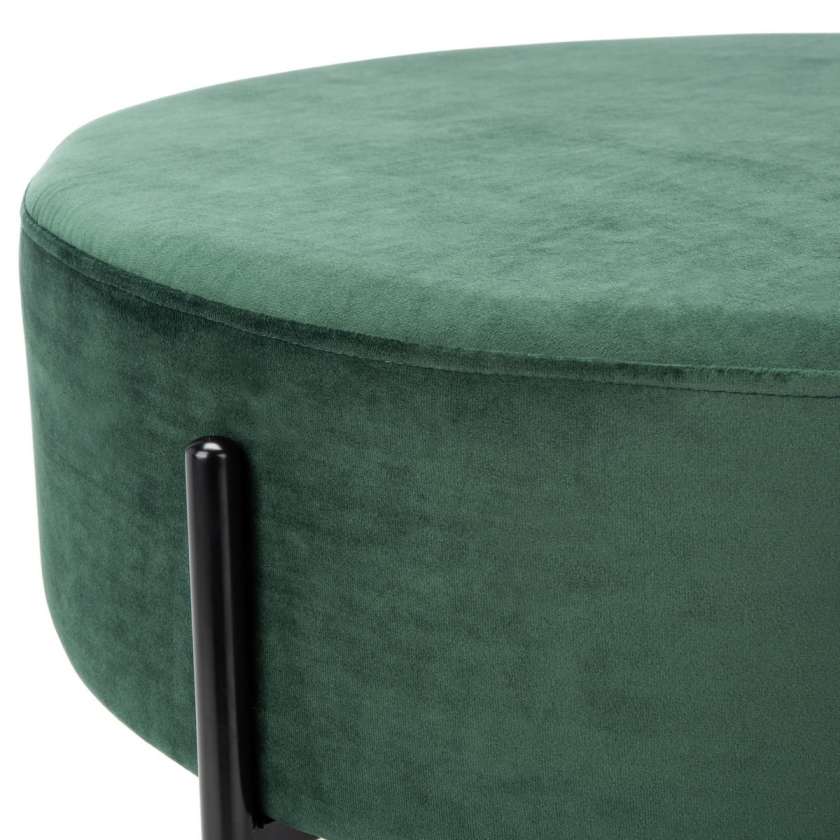 Safavieh Lisbon Round Cocktail Ottoman | Ottomans | Modishstore - 3