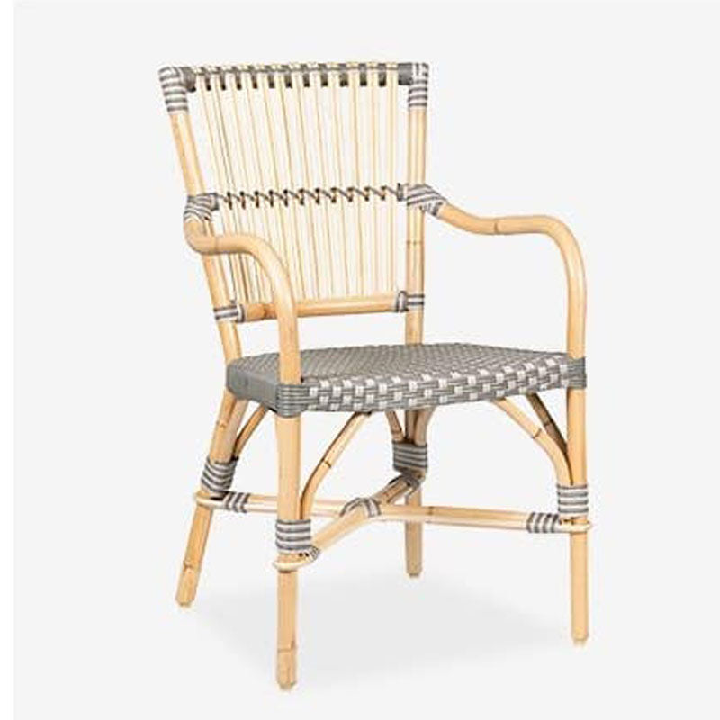 Ria Bistro Outdoor Synthetic Rattan Set of 2 by Jeffan | Outdoor Chairs | Modishstore - 2