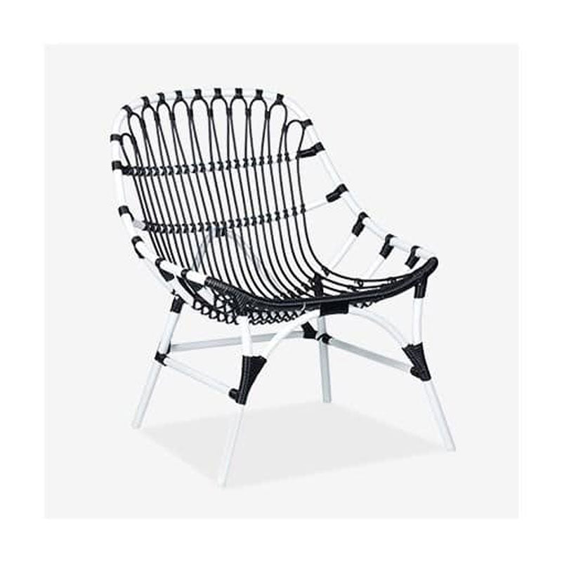 St. John outdoor chair (powdercoated frame and synthetic rattan) by Jeffan | Outdoor Chairs | Modishstore - 7