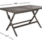 Safavieh Akita Folding Table | Outdoor Tables |  Modishstore  - 9