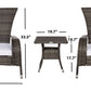 Safavieh Edna 3Pc Lounge Set | Outdoor Chairs |  Modishstore  - 24