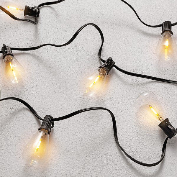 Safavieh Dorcia Led Outdoor String Lights - Black | Lightbulbs | Modishstore - 3