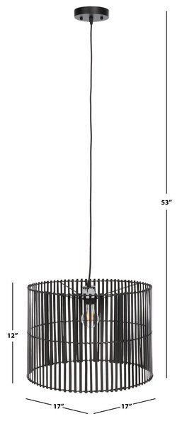 Safavieh Valley Pendant - Black | Pendant Lamps | Modishstore - 3