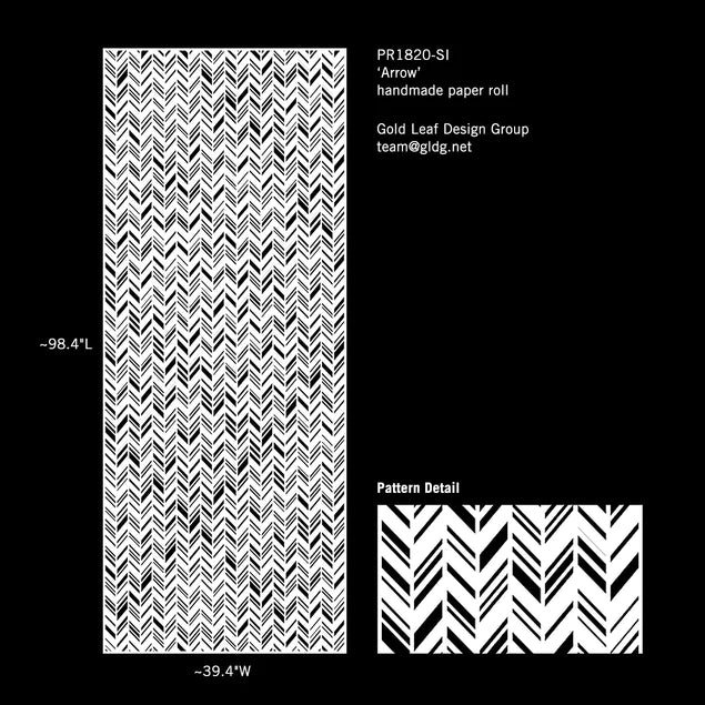 Paper Roll, Arrow Silver Metal By Gold Leaf Design Group | Wall Art | Modishstore - 3