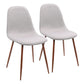LumiSource Pebble Dining Chair - Set of 2 | Modishstore | Dining Chairs - 13
