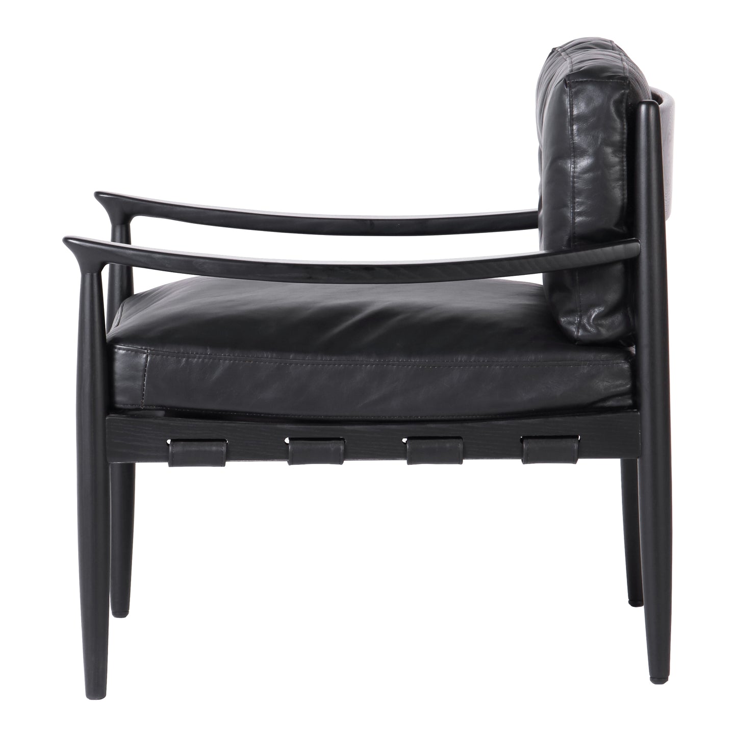 Turner Leather Chair By Moe's Home Collection | Accent Chairs | Modishstore - 3