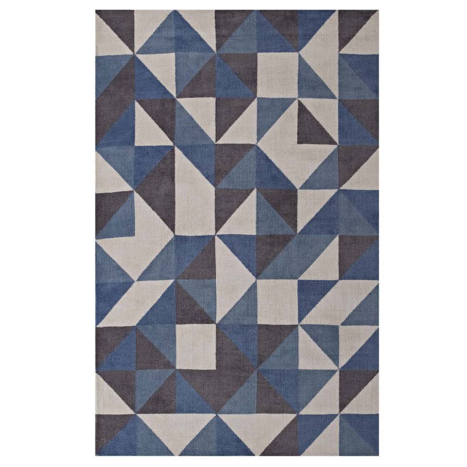 Modway Kahula Geometric Triangle Mosaic 8x10 Area Rug - R-1014-810 | Rugs | Modishstore - 8
