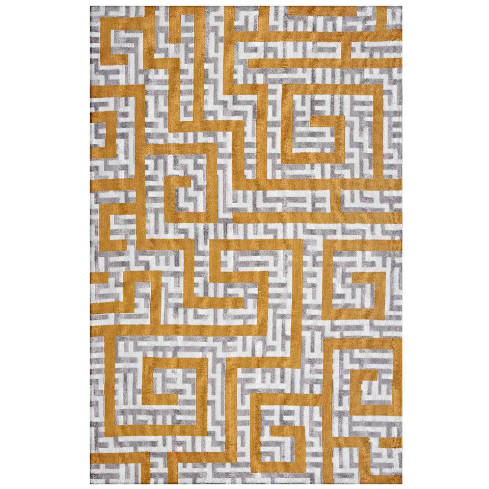 Modway Nahia Geometric Maze 8x10 Area Rug - R-1015A-810 | Rugs | Modishstore - 9