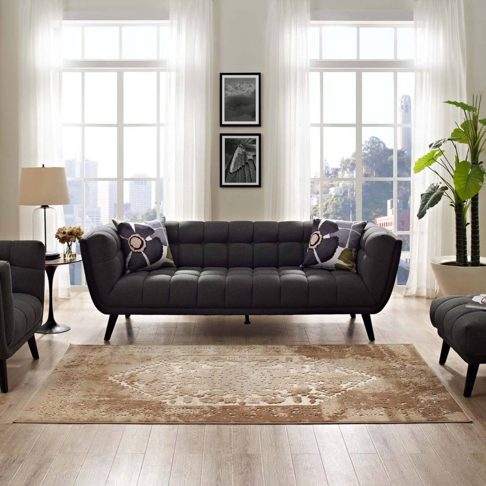 Modway Rosina Distressed Persian Vintage Medallion 8x10 Area Rug - R-1094-810 | Rugs | Modishstore - 7