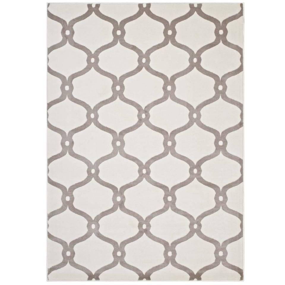 Modway Beltara Chain Link Transitional Trellis 8x10 Area Rug - R-1129-810 | Rugs | Modishstore - 9