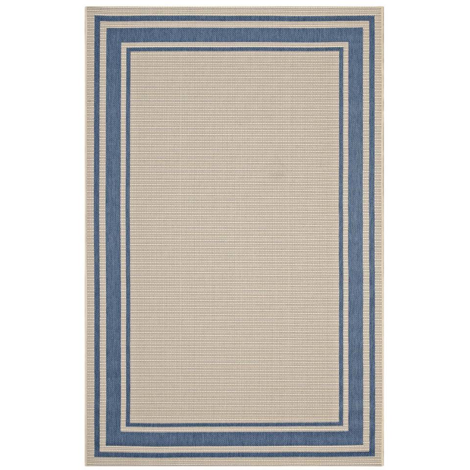 Modway Rim Solid Border 8x10 Indoor and Outdoor Area Rug - R-1140-810 | Rugs | Modishstore - 8