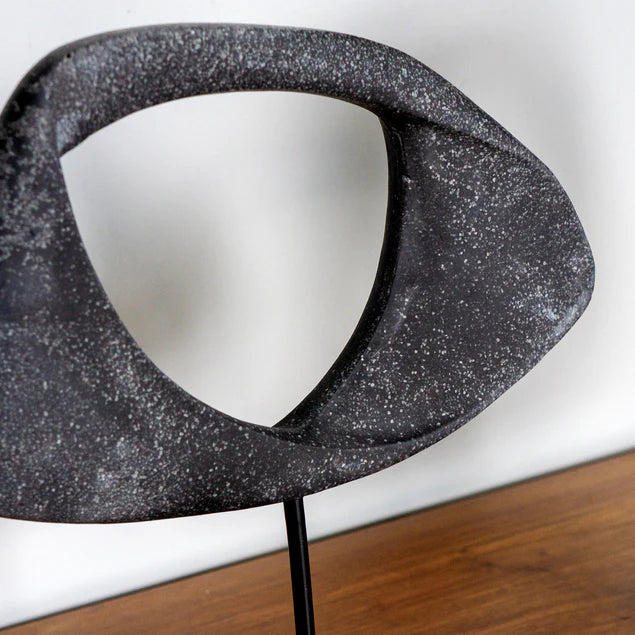 Globus 13"H Sculpture, Black By Gold Leaf Design Group | Sculptures | Modishstore - 4