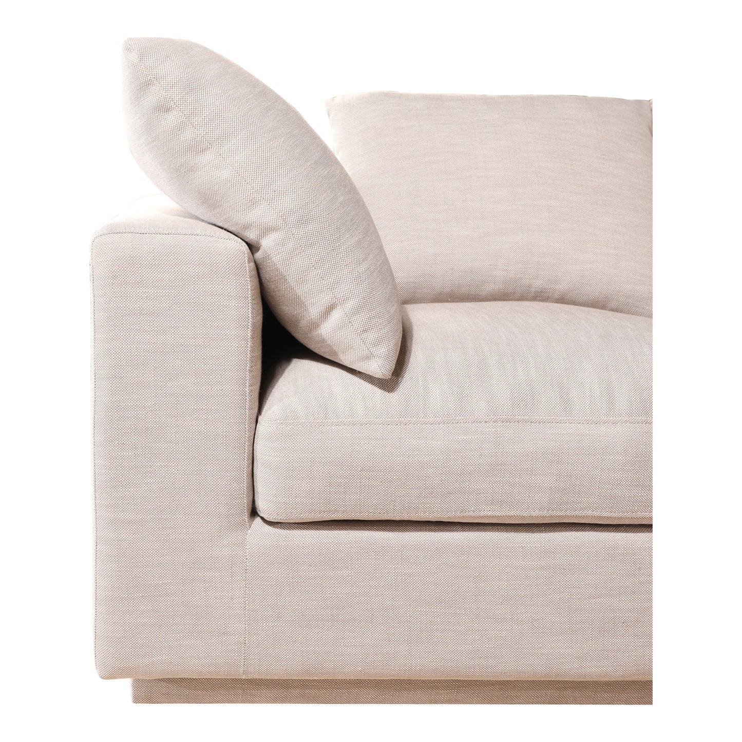 Justin Signature Modular Sectional Taupe By Moe's Home Collection | Sofa Set | Modishstore - 5