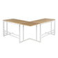 LumiSource Roman Office Desk - L Shaped Set-5