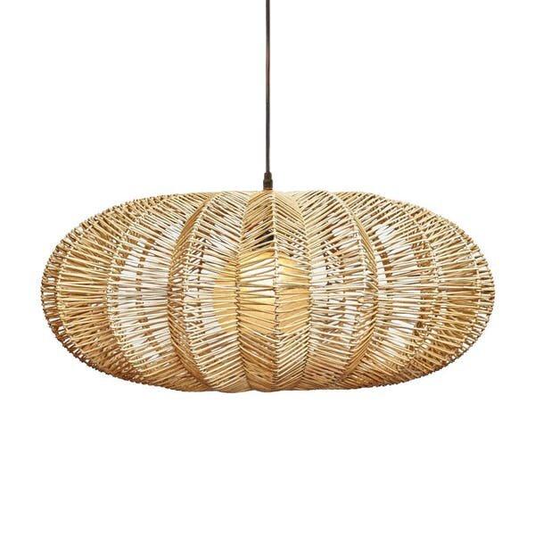 Regency Seagrass Pendant Lamp- Large- 31" Dia x 14" H | Pendant Lamps | AL247 | Modishstore - 5