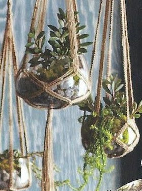 Roost Jute Hanging Planters | ModishStore | Planters, Troughs & Cachepots |GL1022-8