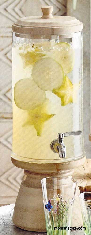 Roost Turned Wood Drink Dispenser