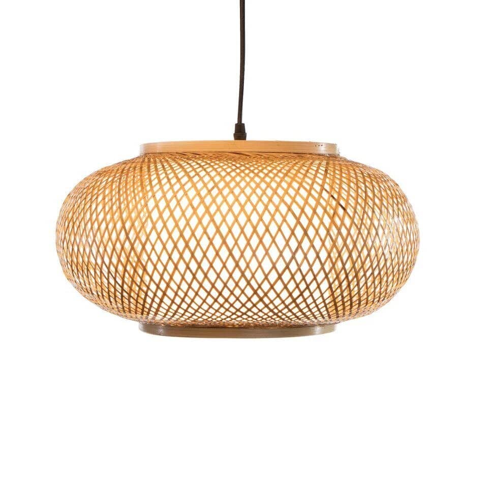 Roshni Woven Bamboo Pendant Lamp | ModishStore | Pendant Lamps-3