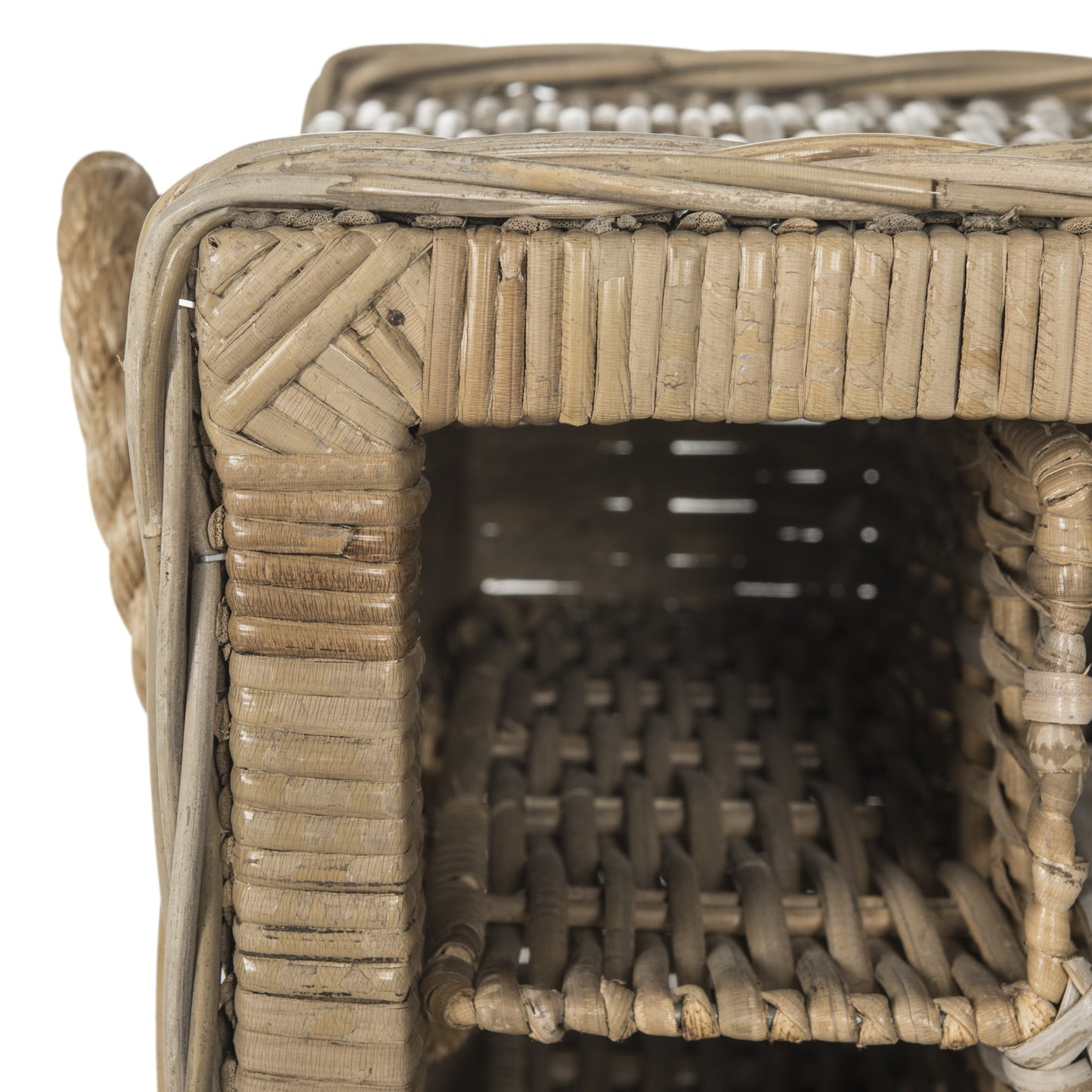 Safavieh Aziza 16 Bottle Wicker Wine Rack | Wine Racks | Modishstore - 5