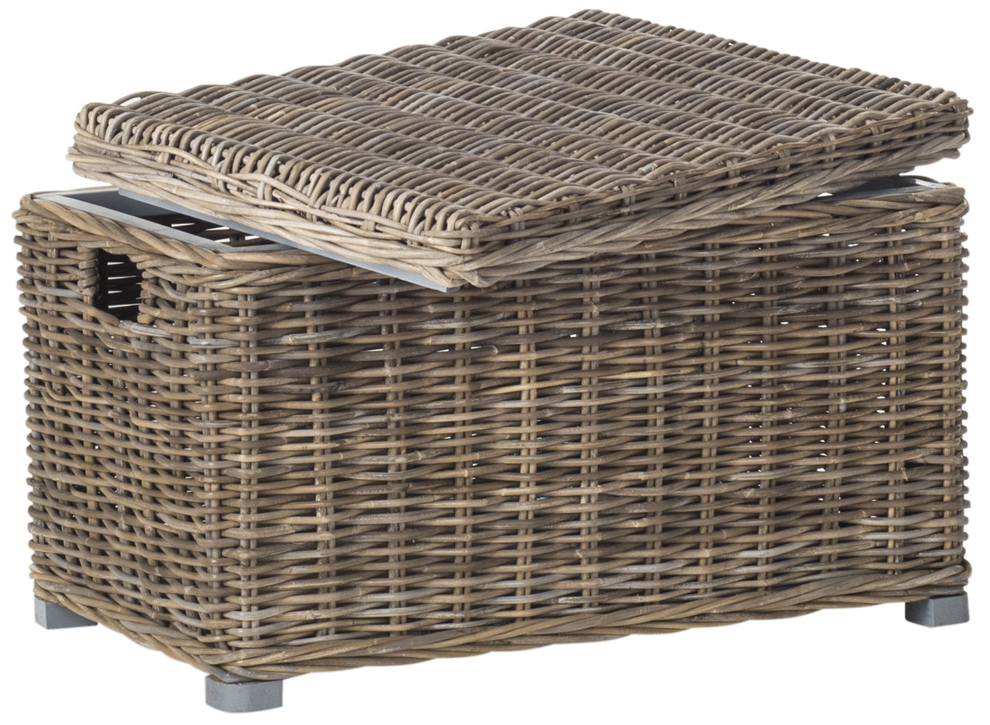 Safavieh Mikasi Wicker Trunk/Basket | Cabinets | Modishstore - 5