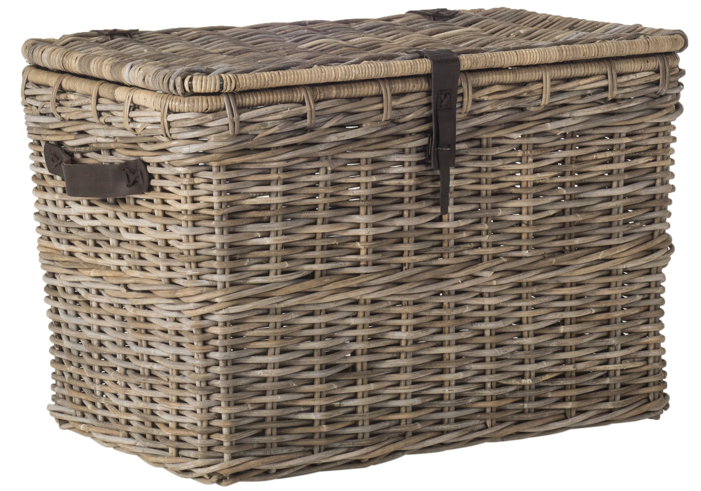 Safavieh Amancio Wicker Trunk | Cabinets | Modishstore - 7