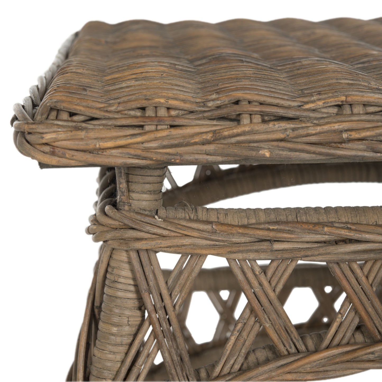 Safavieh Sora Wicker Accent Table | Accent Tables | Modishstore - 4