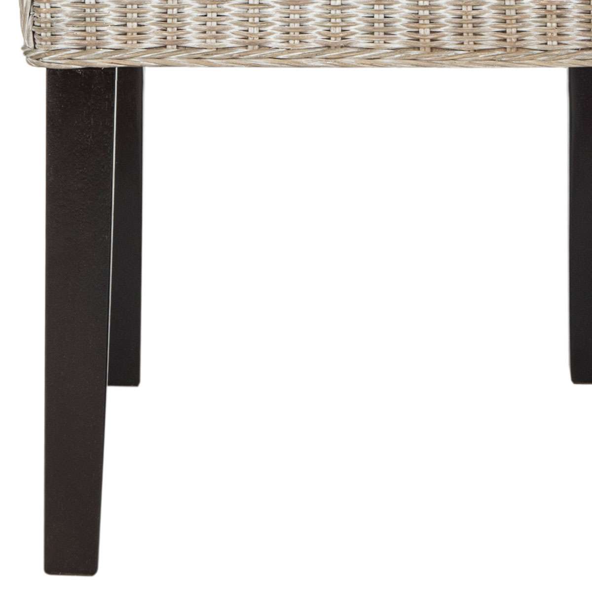 Safavieh Odette 19''H Wicker Dining Chair Set Of 2 - Antique | Dining Chairs | Modishstore - 3