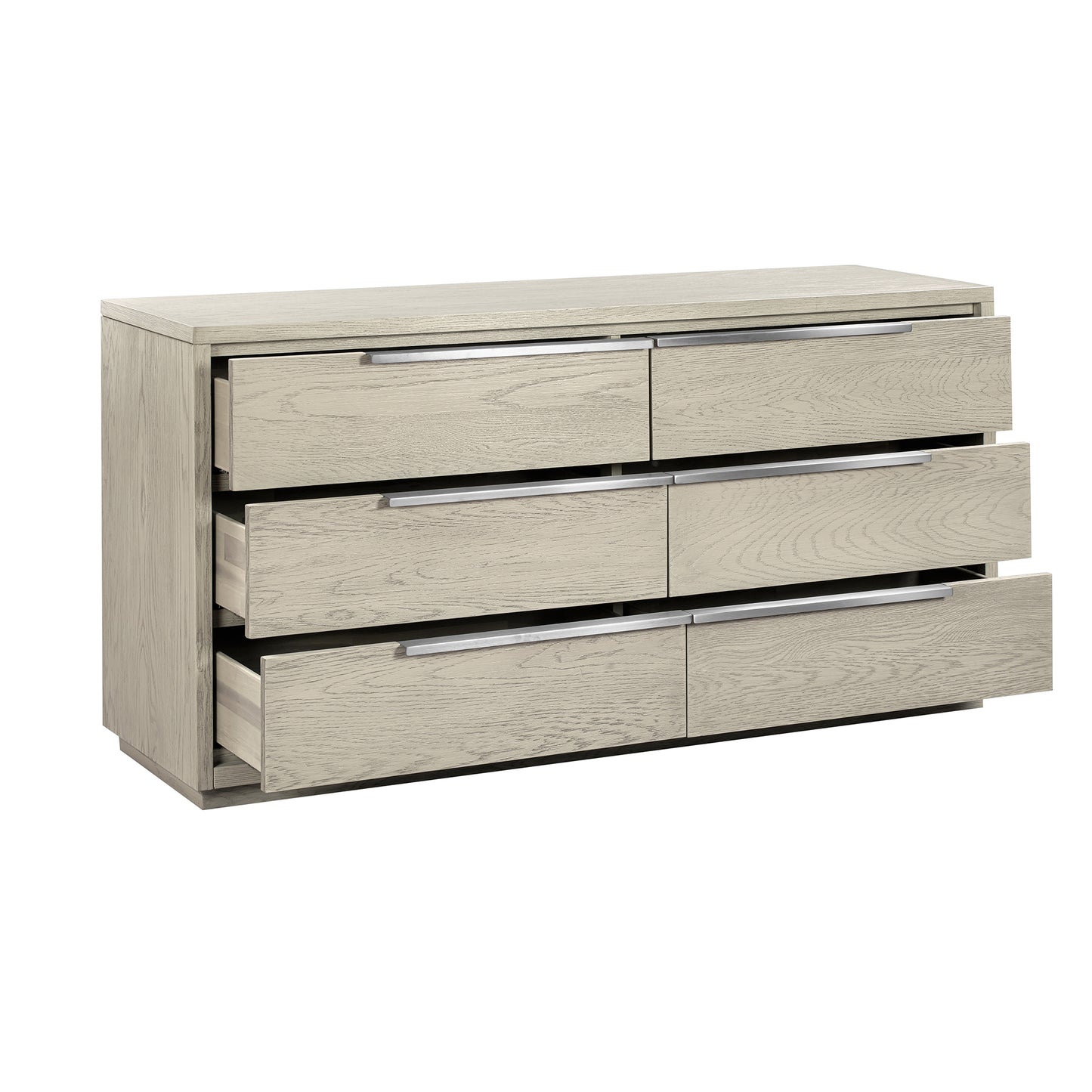 Abbey Queen 4 Piece Bedroom Set in Grey Oak Wood By Armen Living | Bedroom Sets | Modishstore - 9