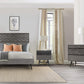 Makena 4 Piece Queen Bedroom Set in Grey Acacia Wood By Armen Living | Bedroom Sets | Modishstore