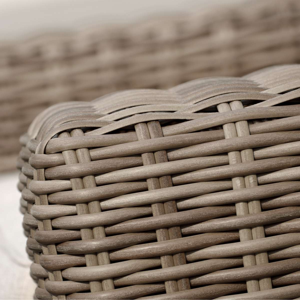 Bahamas Outdoor 4 Piece Wicker & Teak Sofa Seating Set with Beige Olefin By Armen Living | Outdoor Sofas, Loveseats & Sectionals | Modishstore - 9