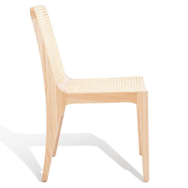 Safavieh Frank Rattan Dining Chair Set Of 2 - Natural | Dining Chairs | Modishstore - 5