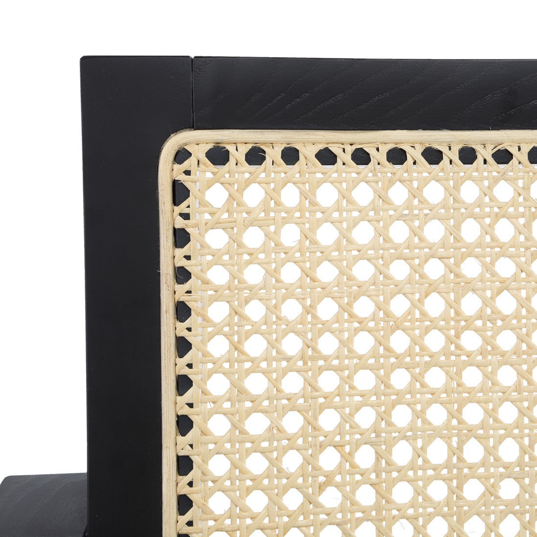 Safavieh Krystine Rattan Accent Chair - Black | Accent Chairs | Modishstore - 4