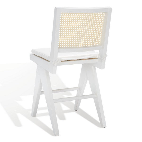 Safavieh Colette Rattan Counter Stool - White | Counter Stools | Modishstore - 5