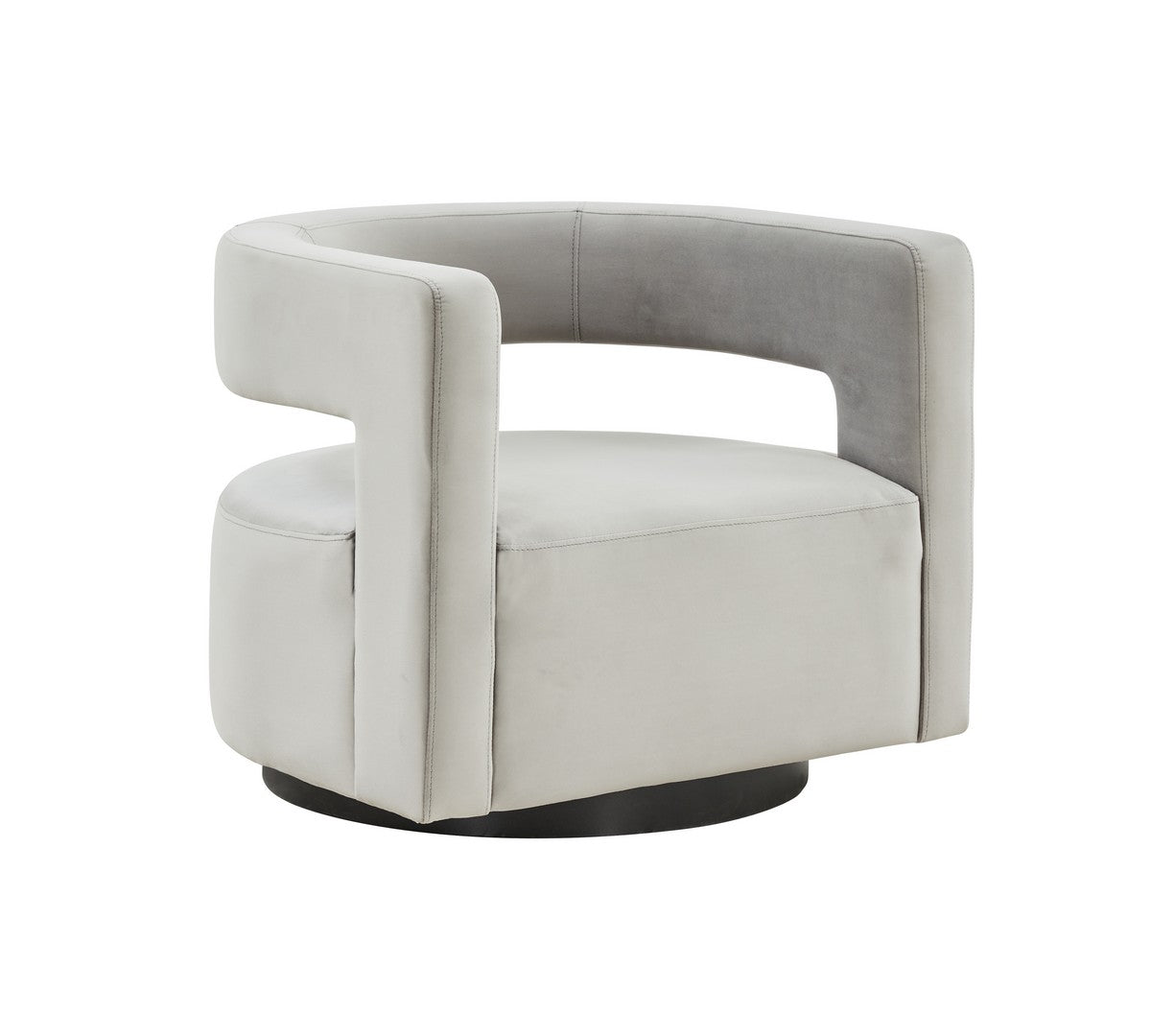 Safavieh Edgar Velvet Swivel Chair | Accent Chairs | Modishstore - 8