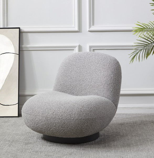 Safavieh Stevie Boucle Accent Chair Light Gray – Modish Store