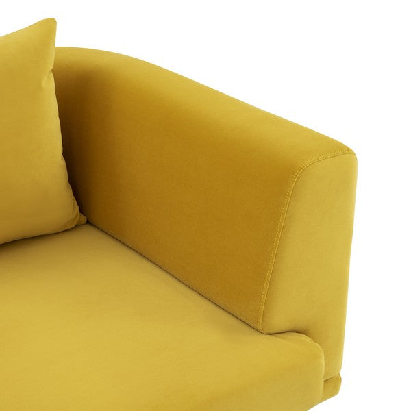 Safavieh Marcy Velvet Sofa - Chartreuse | Sofas | Modishstore - 5